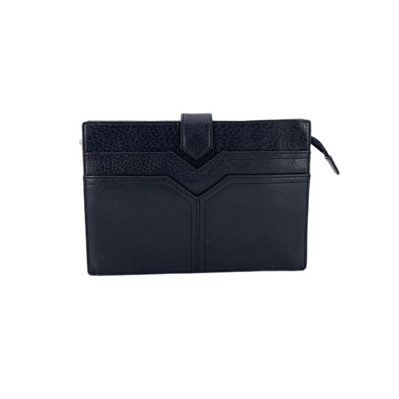 Yves Saint Laurent Vintage Leather Clutch Bag - Picture 1 of 6